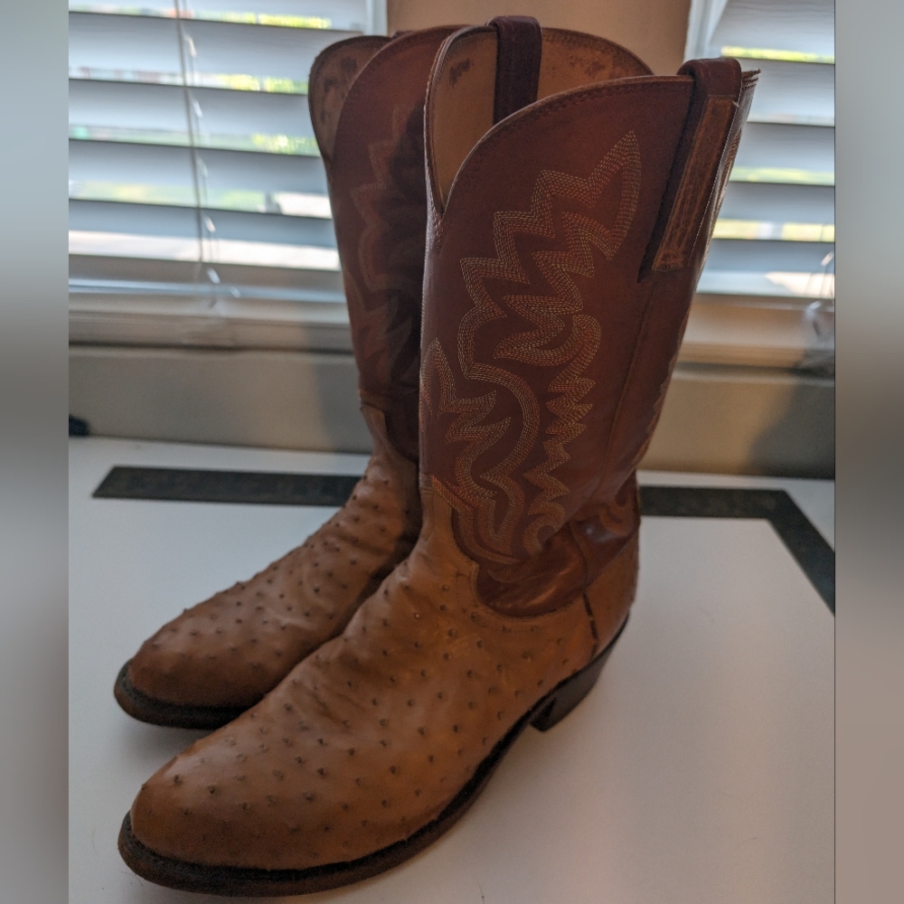 Lucchese ostrich boot